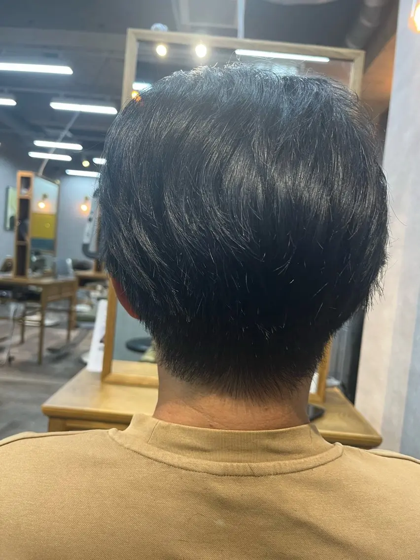 ショート カット 縮毛矯正⚡️カラー いいじまのヘアスタイル