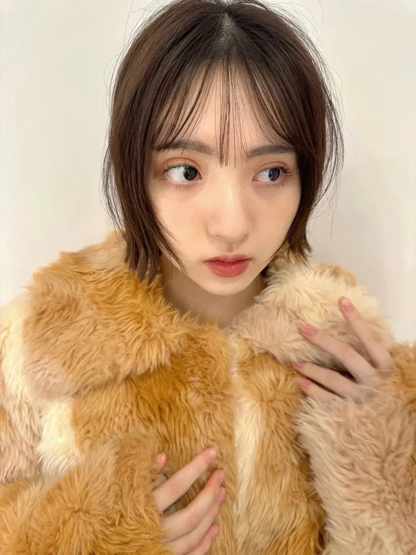 ミディアム ボブ カット ヘアカラー トリートメント トレンドヘア🌿 chinariのヘアスタイル