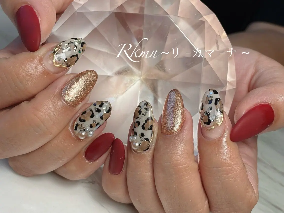 ネイル アートネイル 春ネイル Rkmn ~リ-カマ-ナ~のネイルデザイン