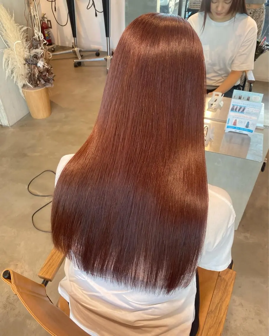 ロング ヘアカラー くろだ まみのヘアスタイル