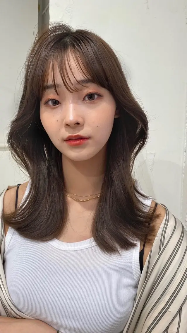 カラー RISAKO レイヤーカット🎀のヘアスタイル