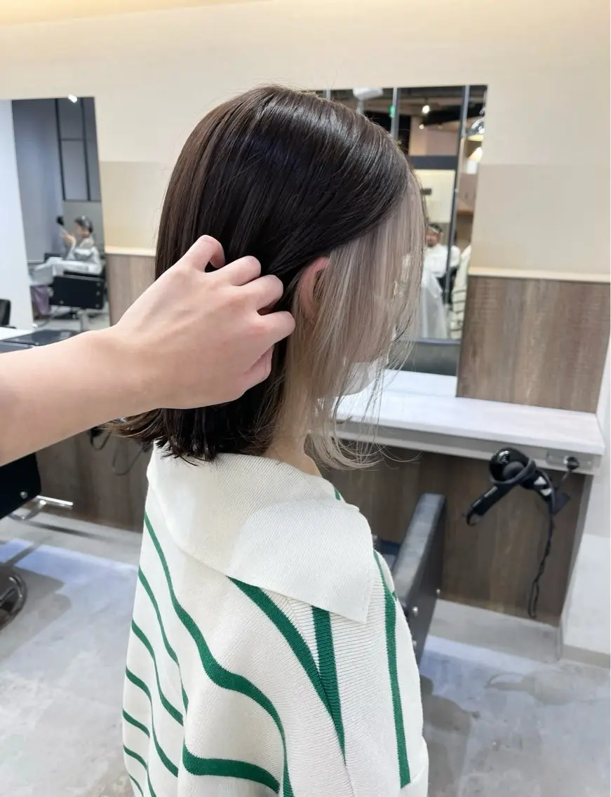 ミディアム EIGHTSOL博多 筑紫口店 溝口里穂のヘアスタイル