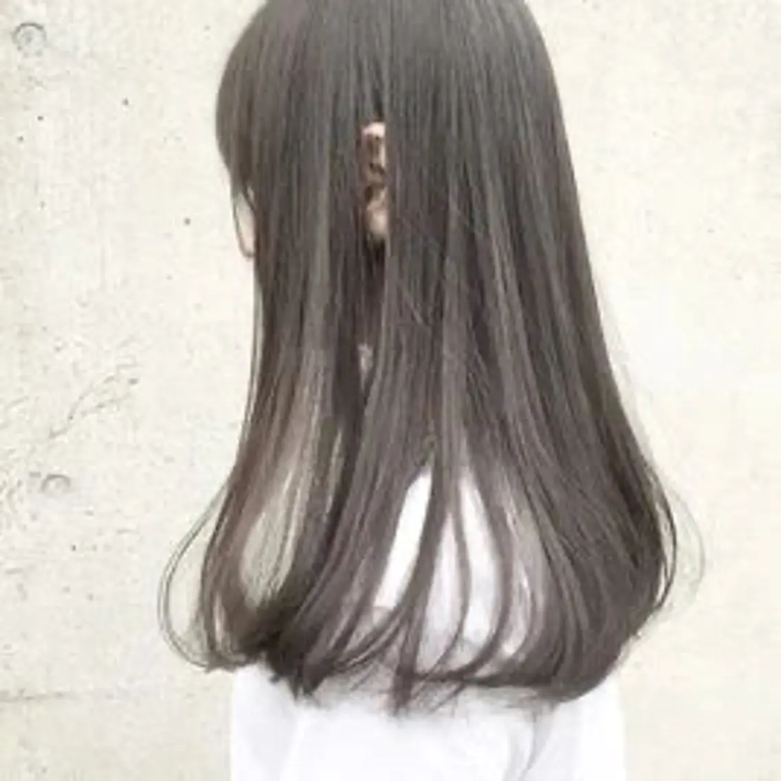 セミロング カラー 透明感カラー グレージュ レイヤー/グレージュ 髪質改善/コウスケのヘアスタイル