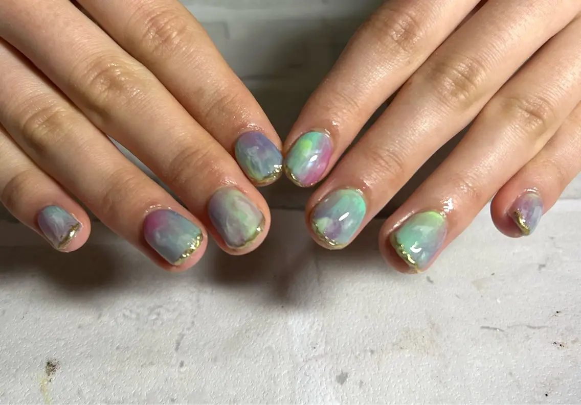 ショート ハンドネイル 2DY NAIL SALONのネイルデザイン