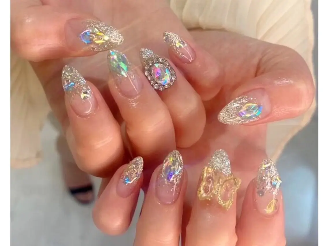 セミロング ハンドネイル Nail Salon midnightのネイルデザイン