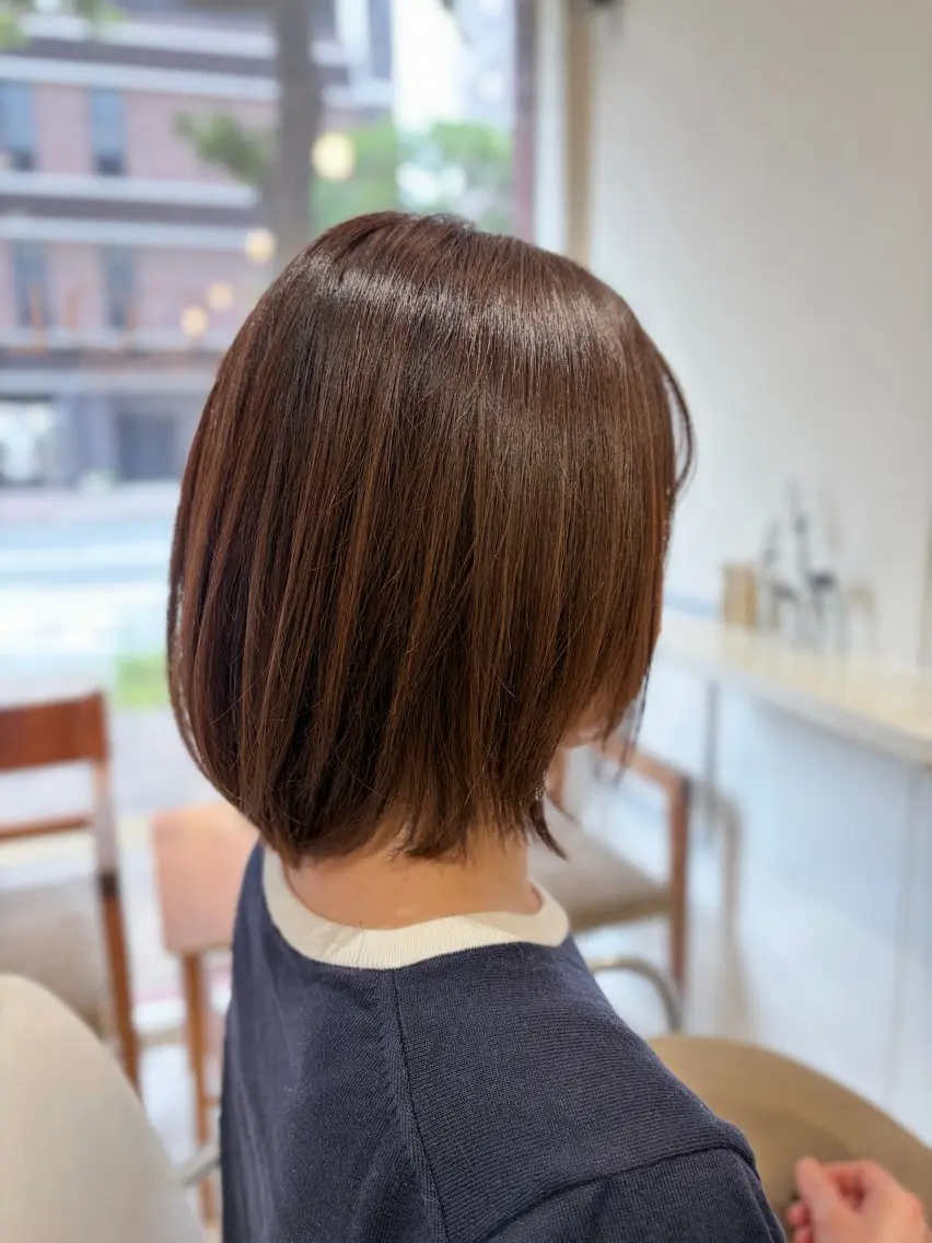 ショート ショートボブ ボブ ショートヘア カット ヘアカラー NICCOLO室見 Erinaのヘアスタイル
