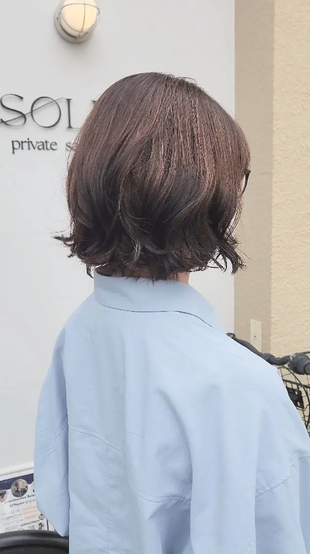 ショート ボブ カット トリートメント 佐藤 恵のヘアスタイル