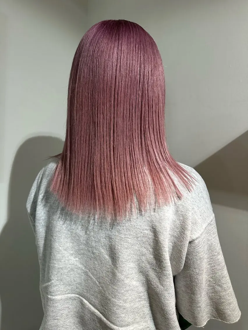 ミディアム カラー カット ヘアカラー トリートメント 🎀オイダイラ モモカ🎀のヘアスタイル