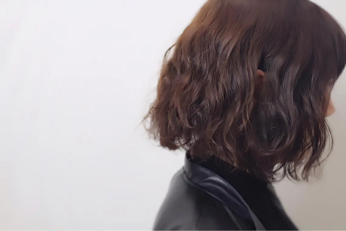 ミディアム カラー パーマ メンズスタイル ly本厚木のヘアスタイル