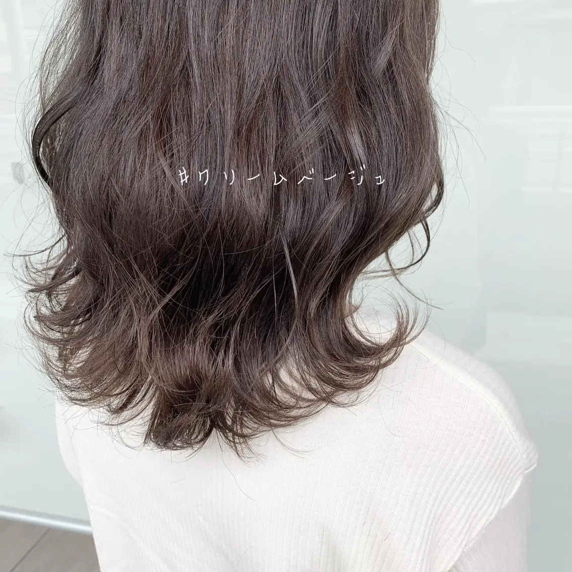 ミディアム レイヤー/艶髪カラー 森本くるみのヘアスタイル