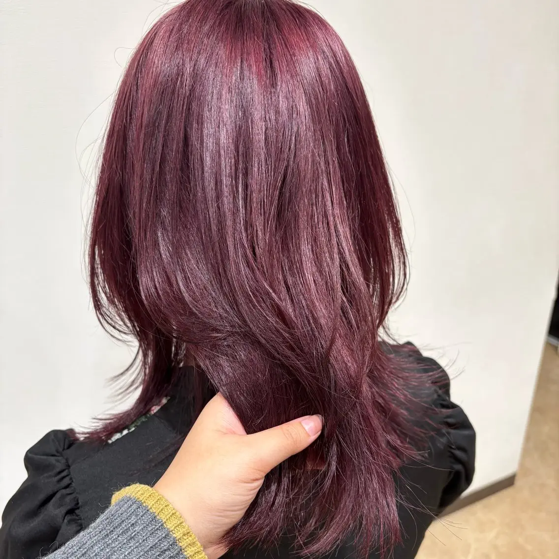 セミロング ヘアカラー 衛藤 澄玲のヘアスタイル