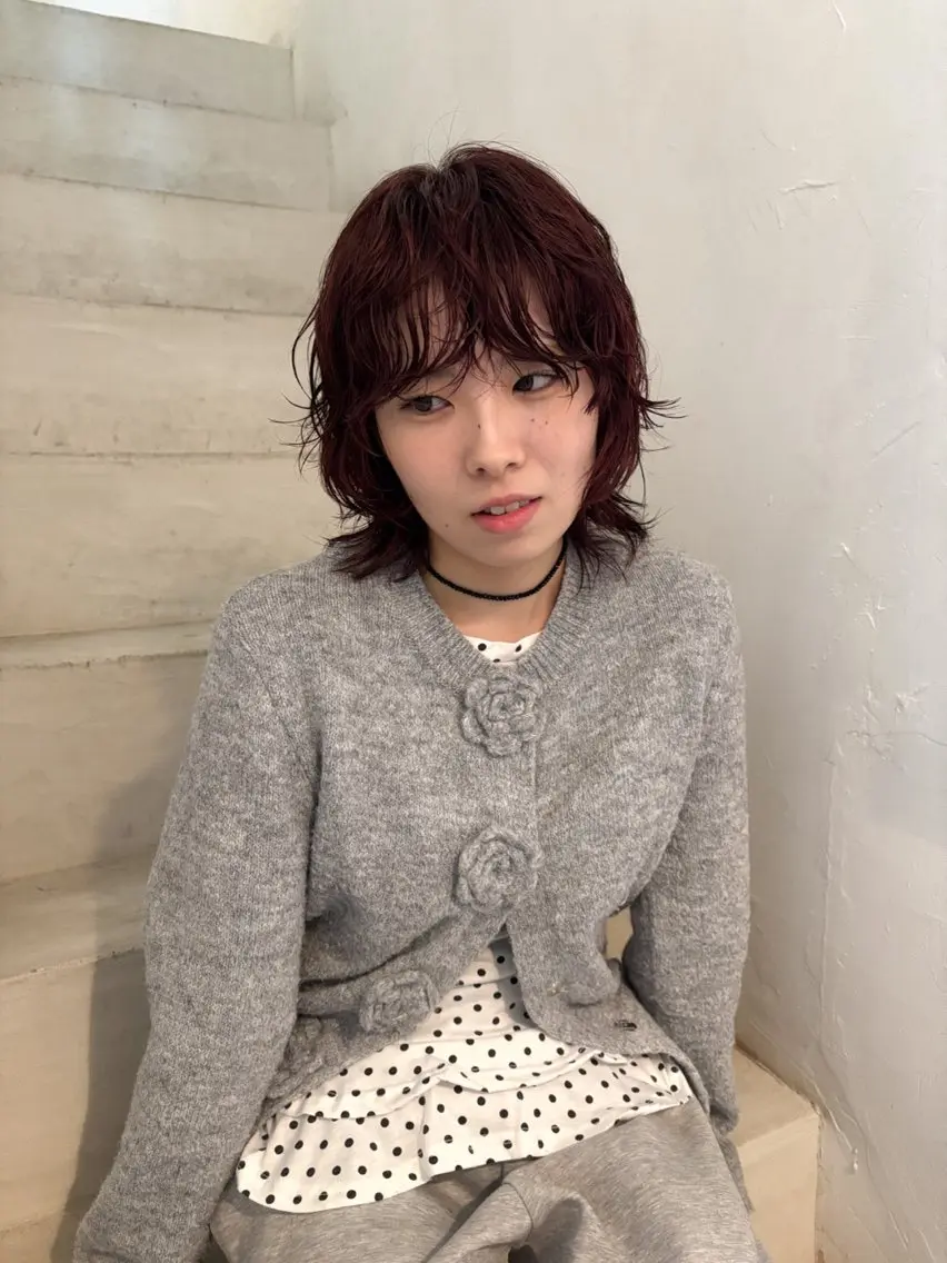 カラー ヘアカラー ヘルシー×フェミニン 天神naho🧦のヘアスタイル