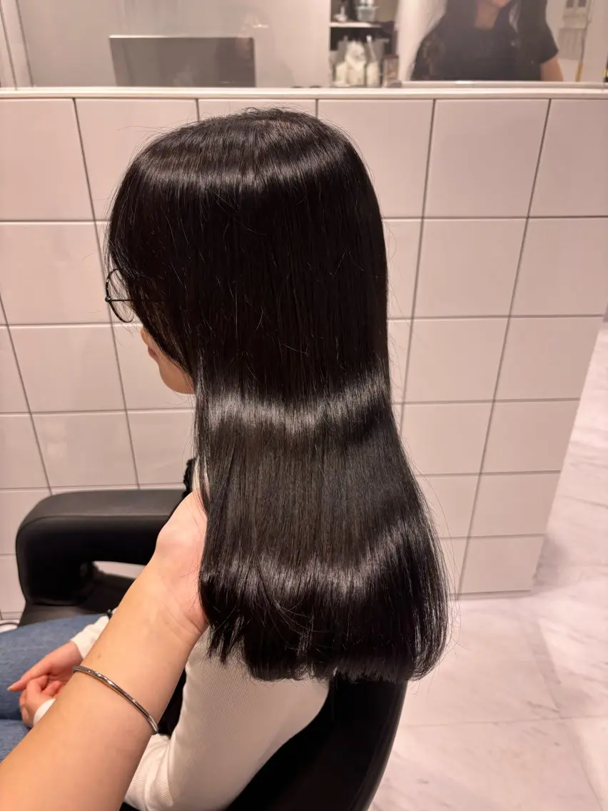 ロング カラー 表参道♡暗髪♡ 艶カラー♡アユミのヘアスタイル