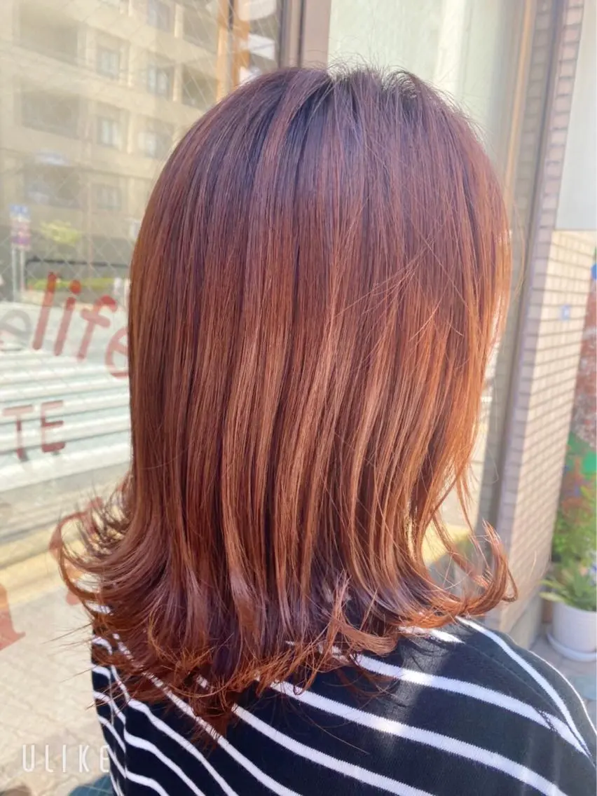 限定🫧【カット＋艶カラー（白髪染めも◎)トリートメント】⚠️詳細ご確認お願いします＋ロング料金ないです🫶の写真