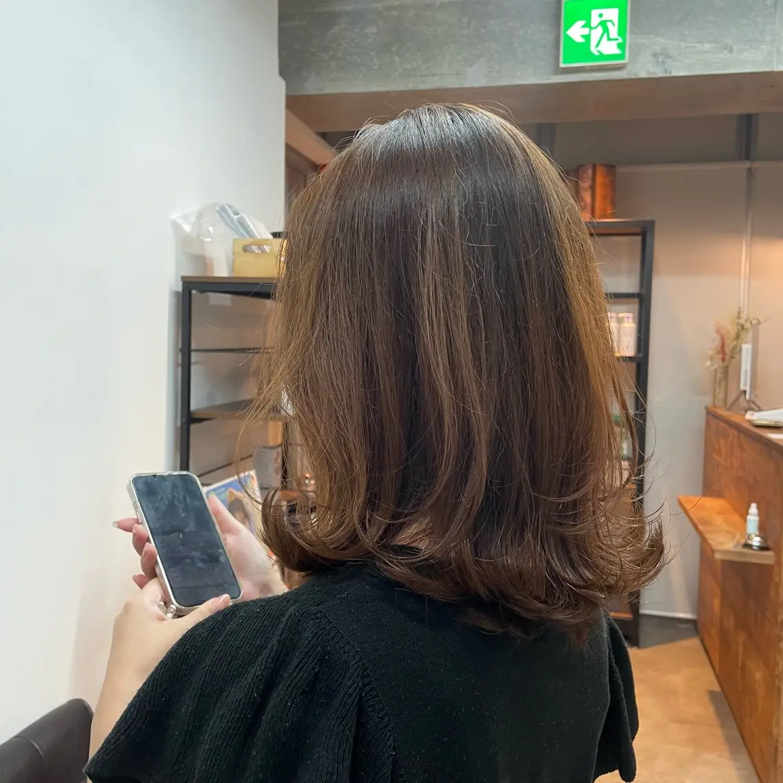 ミディアム R i k o🫧 艶髪のヘアスタイル