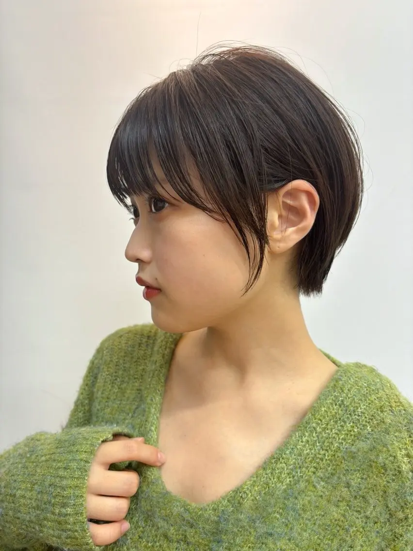 ショート ヘアカラー トリートメント メンズカット募集中/ 艶髪/ショウキのヘアスタイル