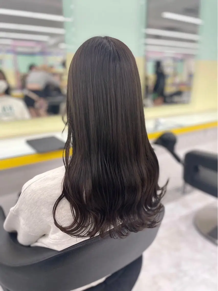 ロング カラー ヘアカラー トリートメント ヘッドスパ ヘアセット 🥨似合わせ/ボブ /ベージュ/楽人🥨のヘアスタイル