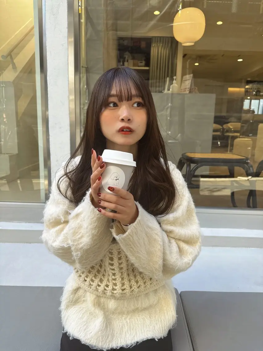 ミディアム カラー カット ヘアカラー トリートメント 💎透明感カラー特化 💎TAISEIのヘアスタイル