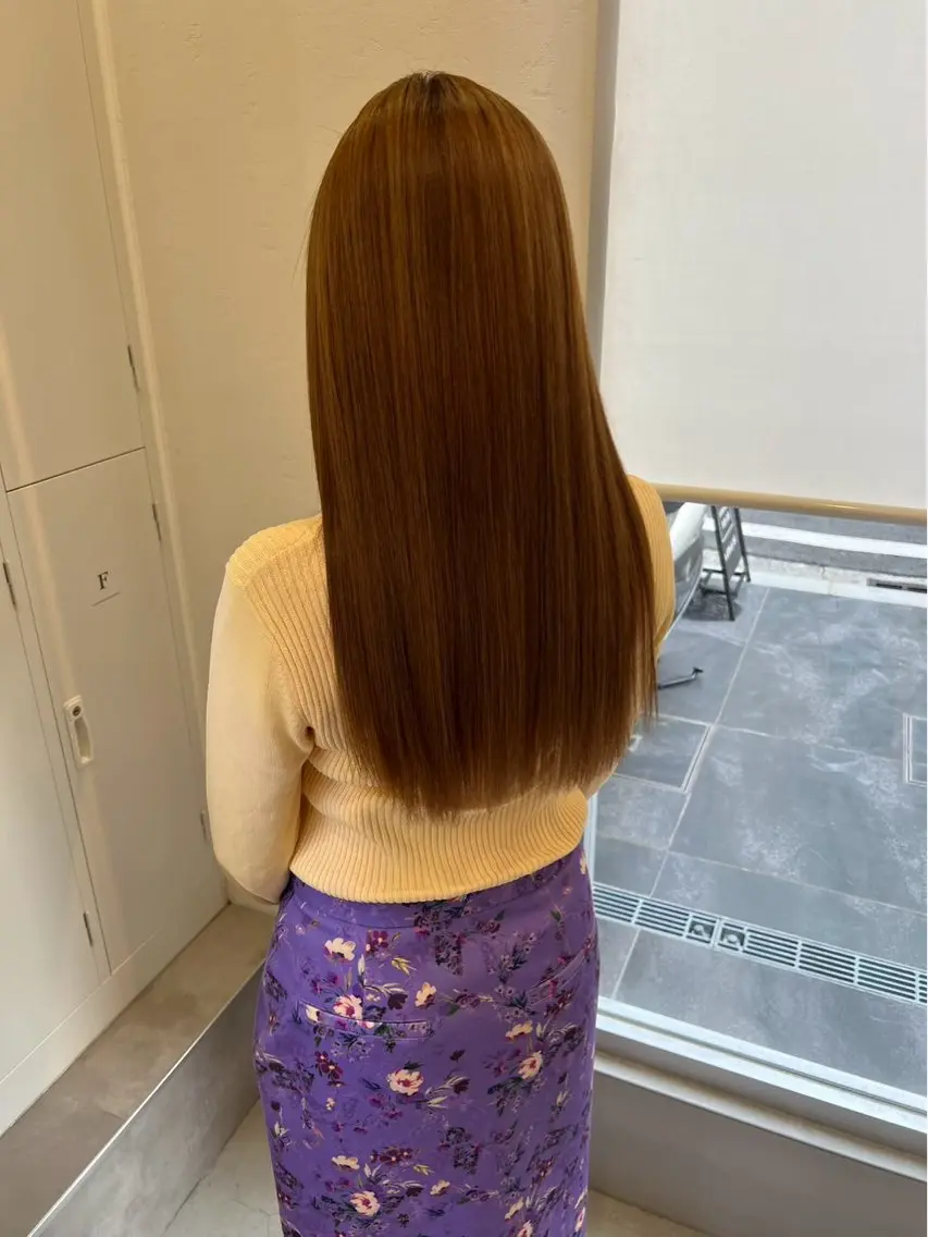 ロング tre.甲子園口店/ レイヤーカットのヘアスタイル