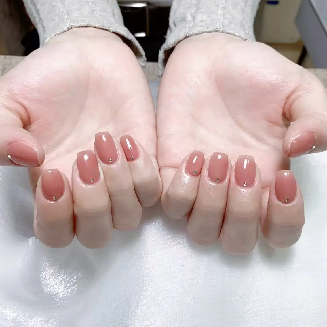 メンズ ネイル メンズ韓国風 アートネイル オーロラネイル ガーリー キラキラネイル ハンドネイル Nail salon 木にいるのネイルデザイン