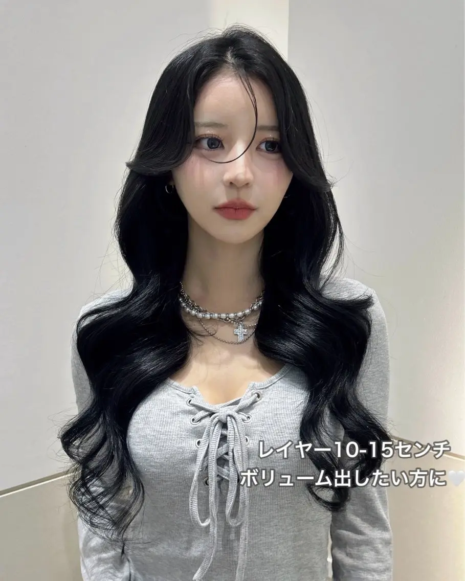 ロング カラー カット トリートメント 🩷韓国ヘア/ヨシン モリ🩷Maikaのヘアスタイル