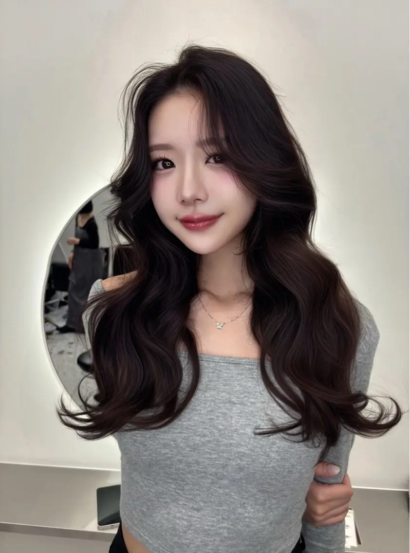 ロング 🩵透明感艶髪 縮毛矯正masa🩵のヘアスタイル