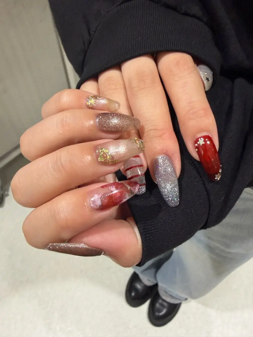 ネイル ジェルネイル パラジェル VINGT NAIL 馬車道店 中井千鶴のネイルデザイン