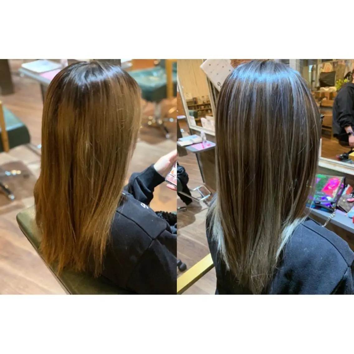 ロング カラー 河村 健太のヘアスタイル