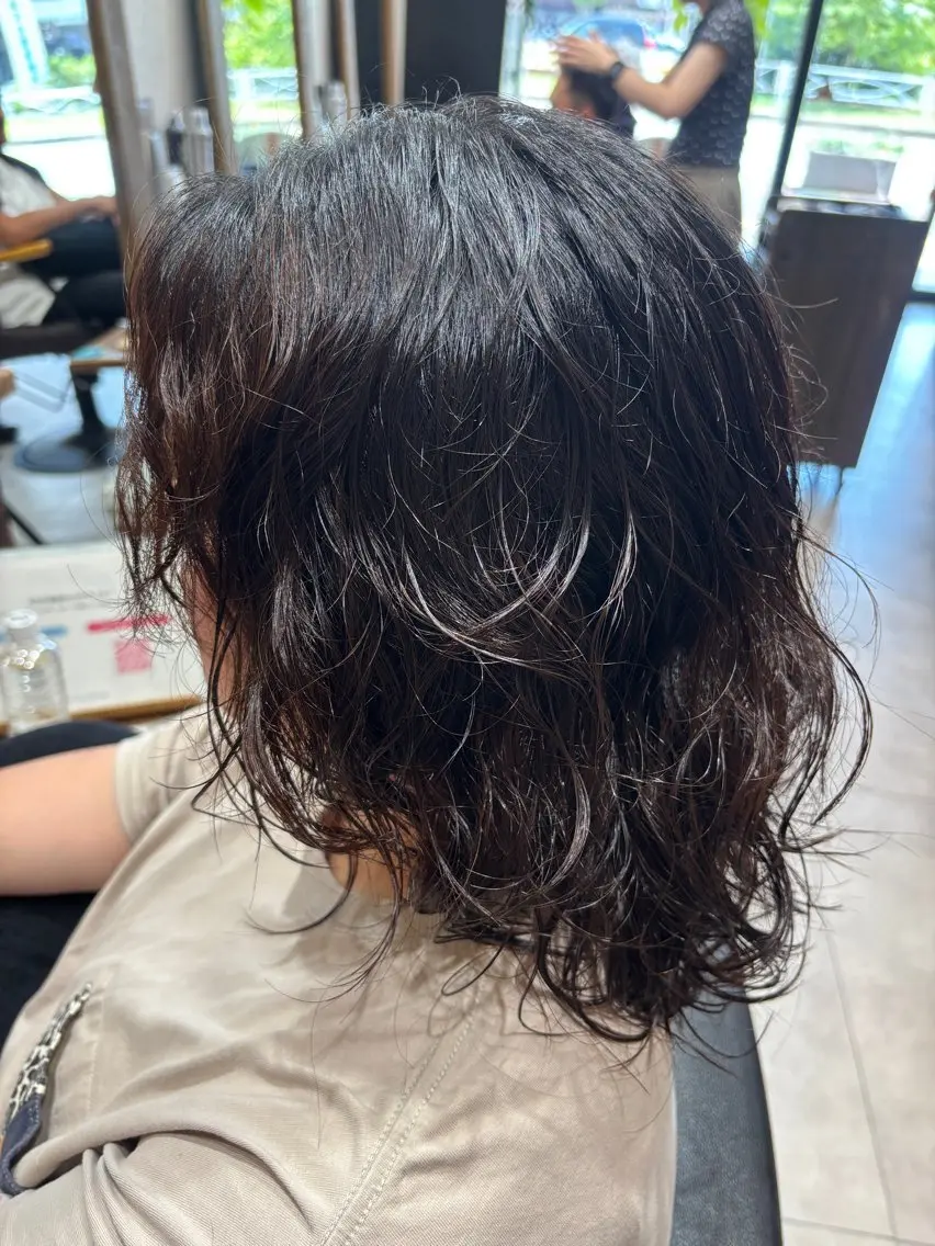 レディースカット➕パーマ👩🦱の写真