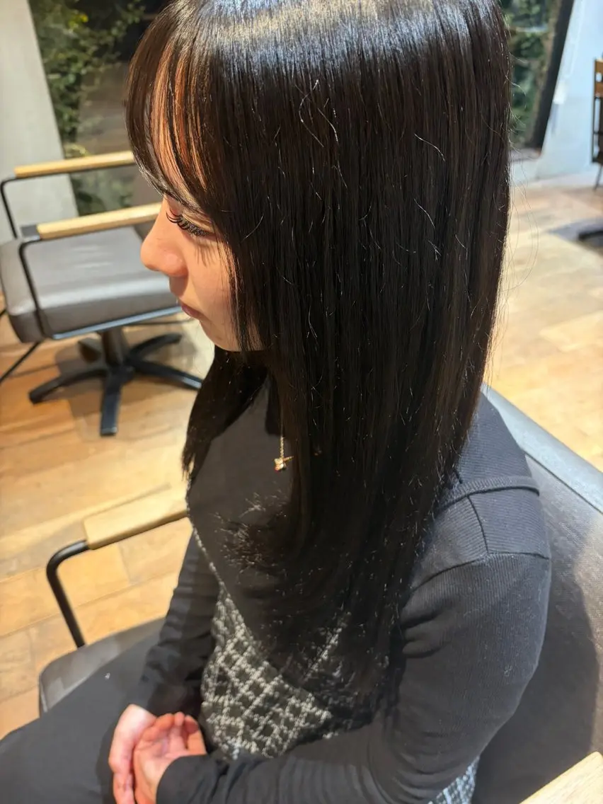 ロング レイヤーカット arbos/鳳美容室 mahoのヘアスタイル