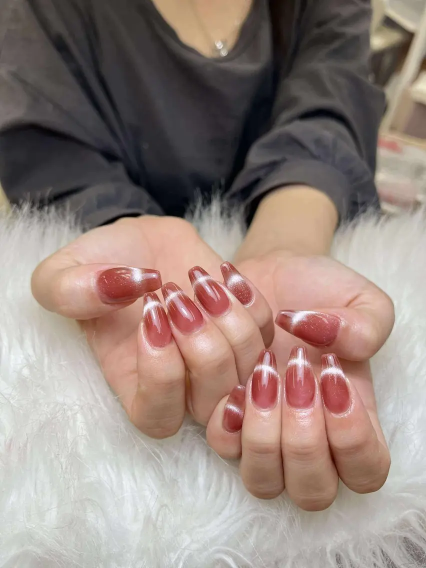 ネイル アートネイル 成人式 ジェルネイル ニュアンスネイル 夏ネイル Nie Nail Shinokuboのネイルデザイン