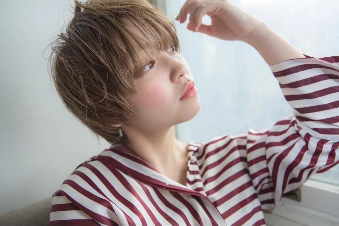ショート カラー ママ美容師🧸谷山 潮音/ReFa取扱店のヘアスタイル