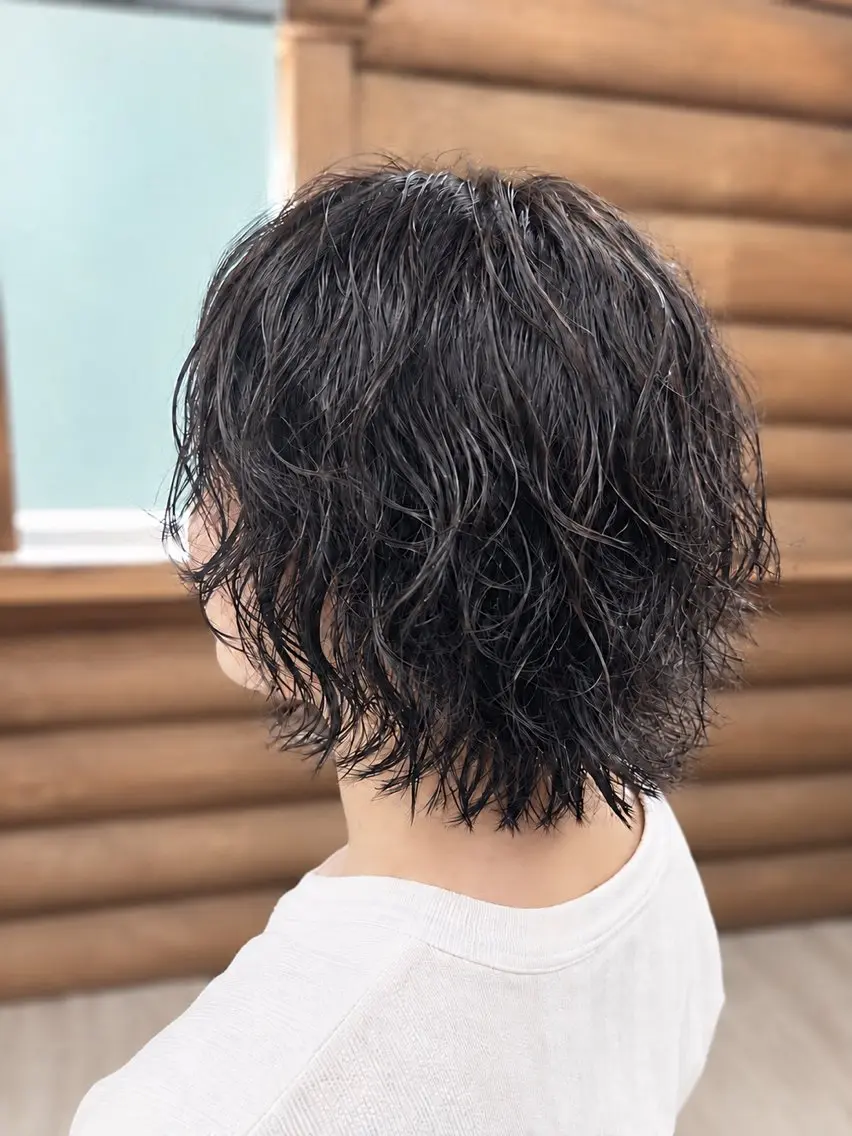 ショート パーマ ボブ 🌻リンクスハート 🌼島岡 茉生🌻のヘアスタイル