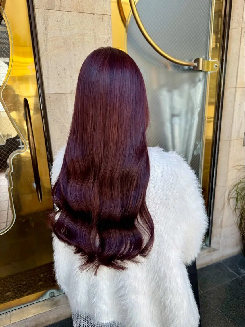 ロング カット ヘアカラー トリートメント ✨️髪質改善＆艶カラ ー✨️Yudaiのヘアスタイル