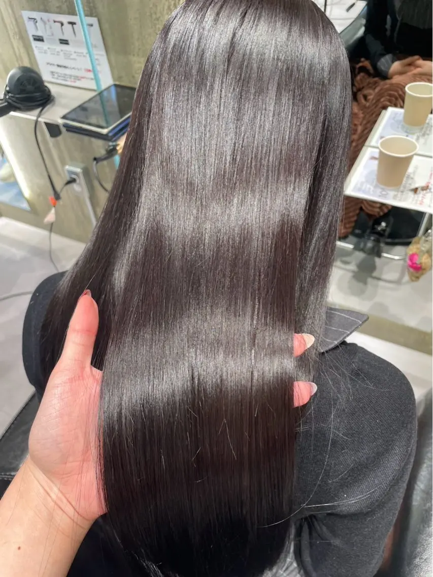 ロング カラー 髪質改善 Lino nanaのヘアスタイル