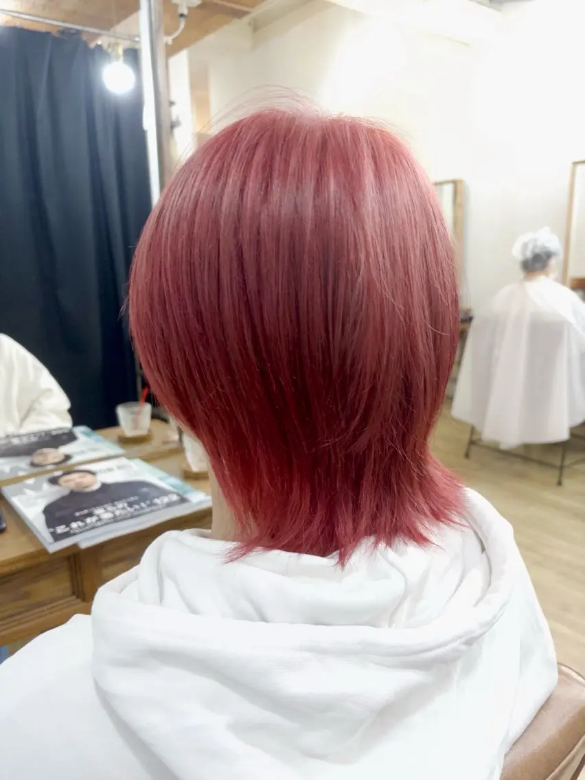 ミディアム カラー ヘアカラー トリートメント SHO 👻原宿 /艶カラーのヘアスタイル
