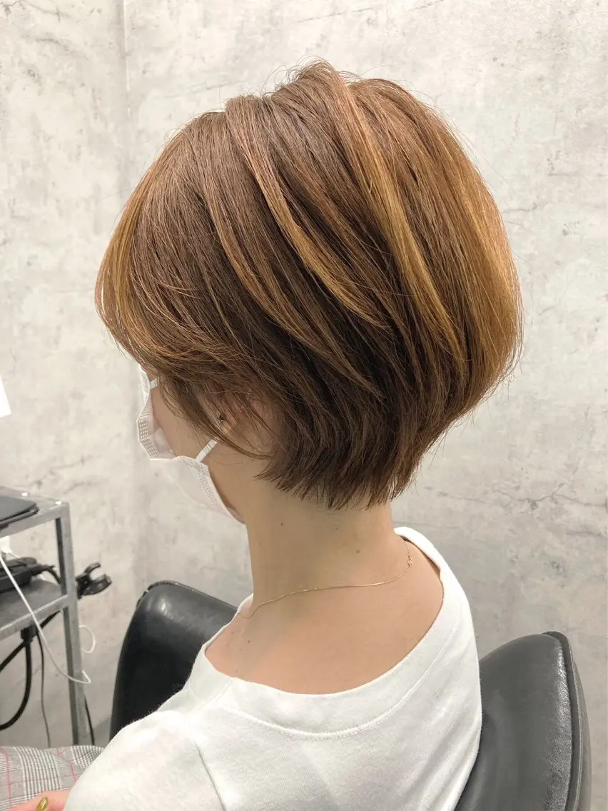ショート 銀座/レイヤー 🌷nonoka🌷のヘアスタイル