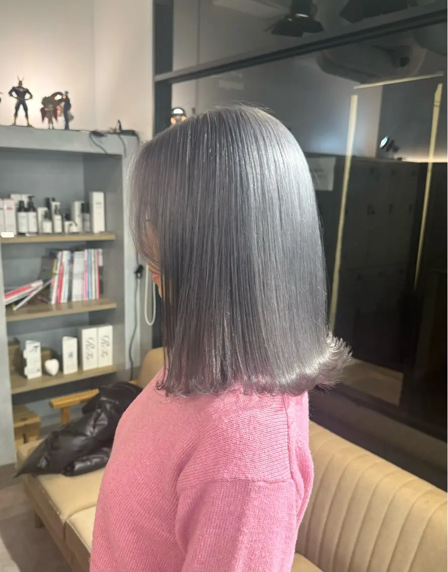セミロング カット ヘアカラー トリートメント ✨本日空きあります✨ 遠田コウヘイ🌟のヘアスタイル