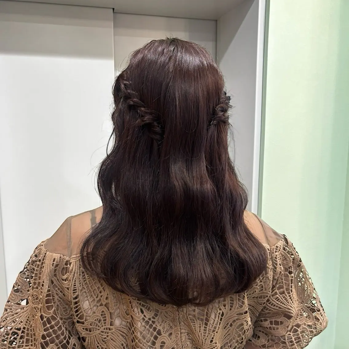ヘアアレンジ ヘアセット 横浜🇰🇷韓国ヘア 垢抜け艶カラーヘアメのヘアスタイル