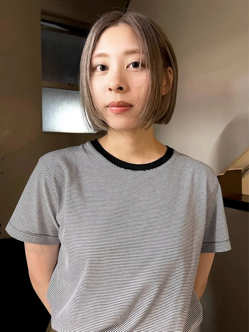 🈹SALE🈹カット+カラー+2stepトリートメント【透明感カラー/ベージュ/オリーブカラー/アッシュカラー】の写真
