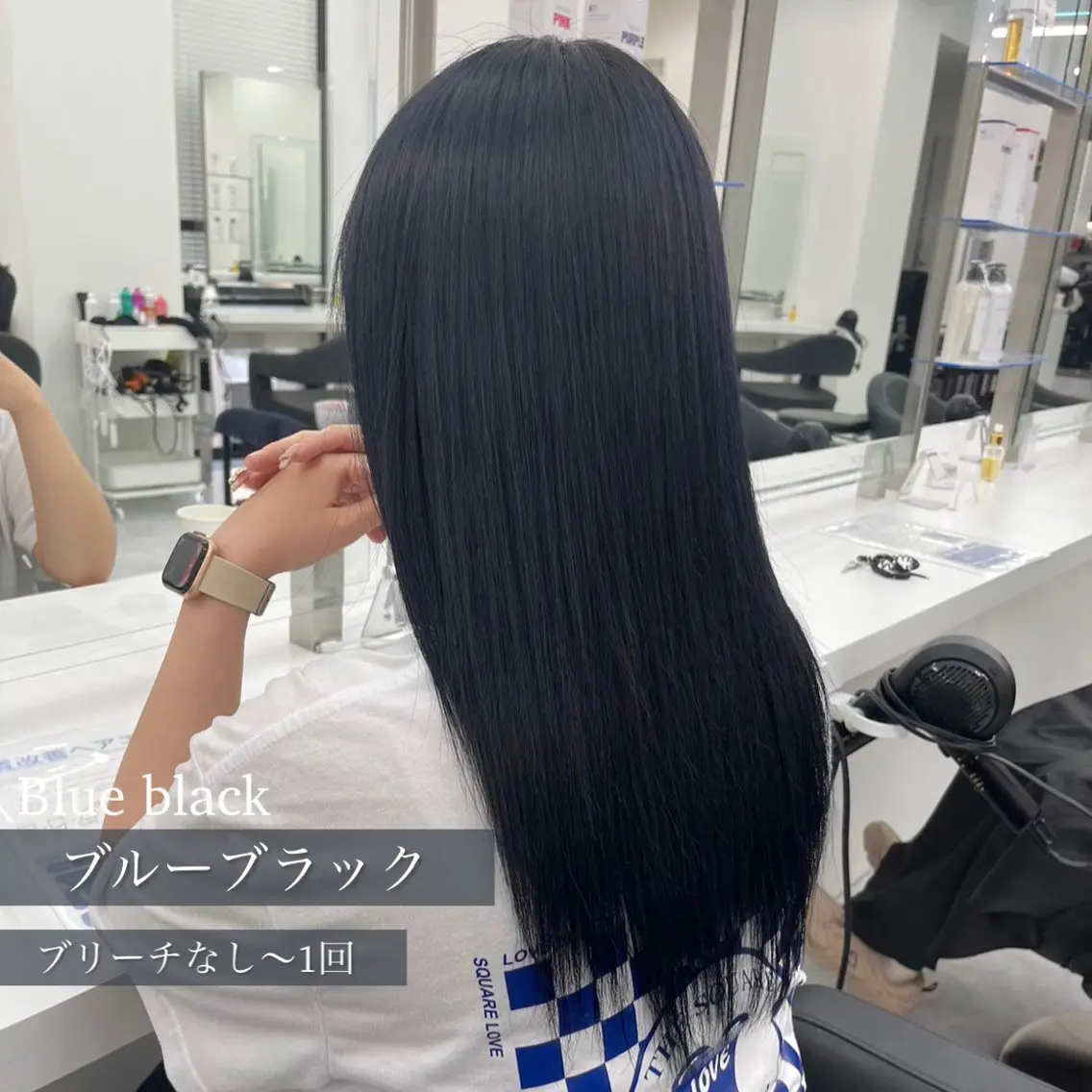 セミロング カラー ヘアアレンジ 🪞official FRUITS渋谷🩰のヘアスタイル