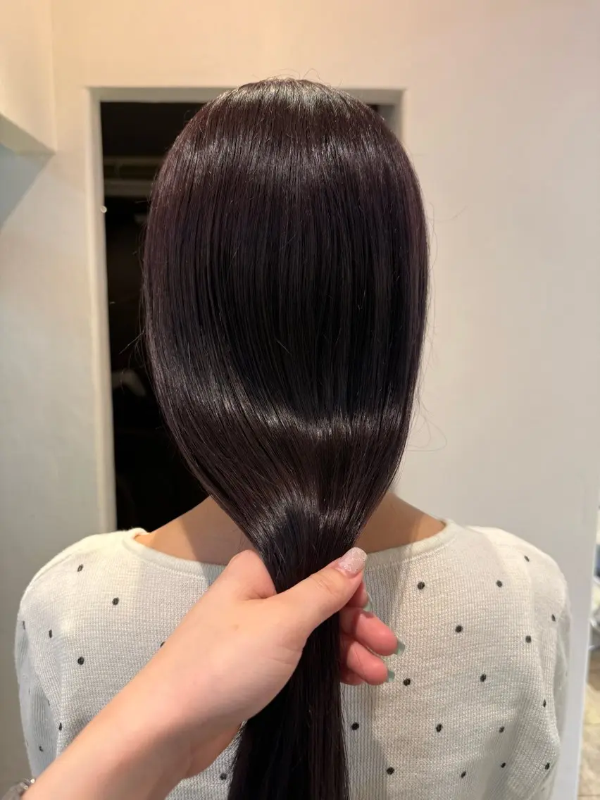 ロング カラー ヘアカラー Meguro/海外風 /艶カラー⭐️のヘアスタイル