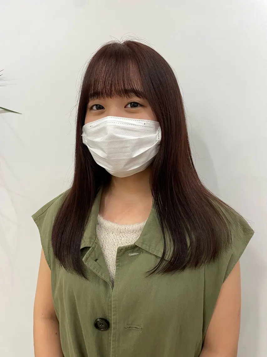 ロング カラー パーマ ヘアアレンジ くびれレイヤー/艶 カラー　MADOKAのヘアスタイル