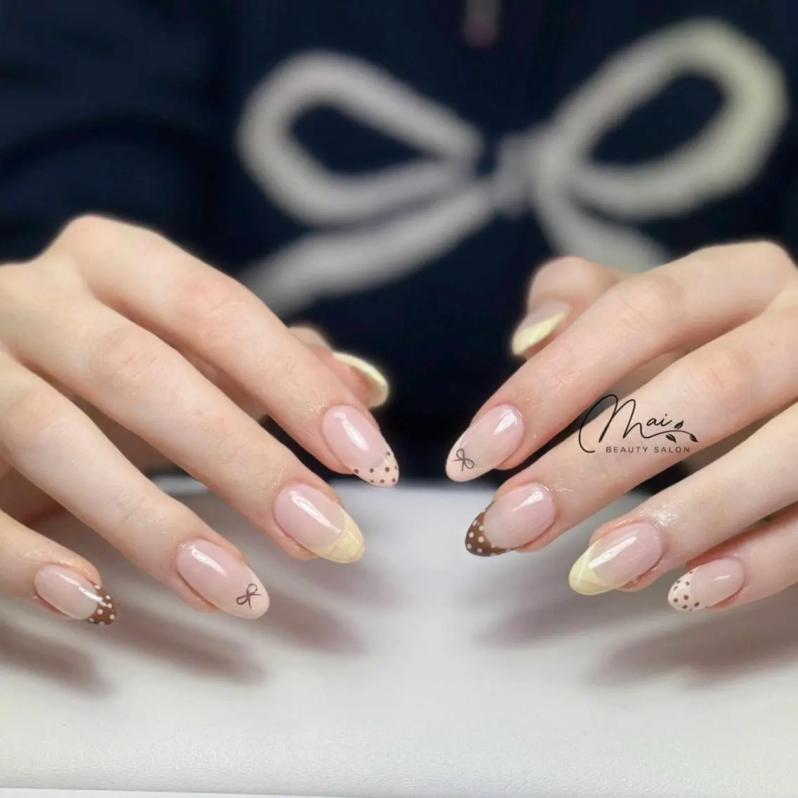 ネイル ジェルネイル パラジェル ワンホンネイル MaiBeauty Niのネイルデザイン