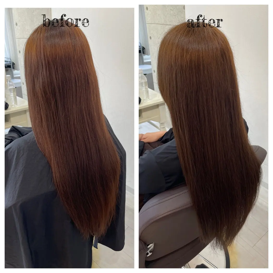 ロング カラー ベージュカラー オリーブベージュ ヘアカラー PutiLuca 浅川のヘアスタイル