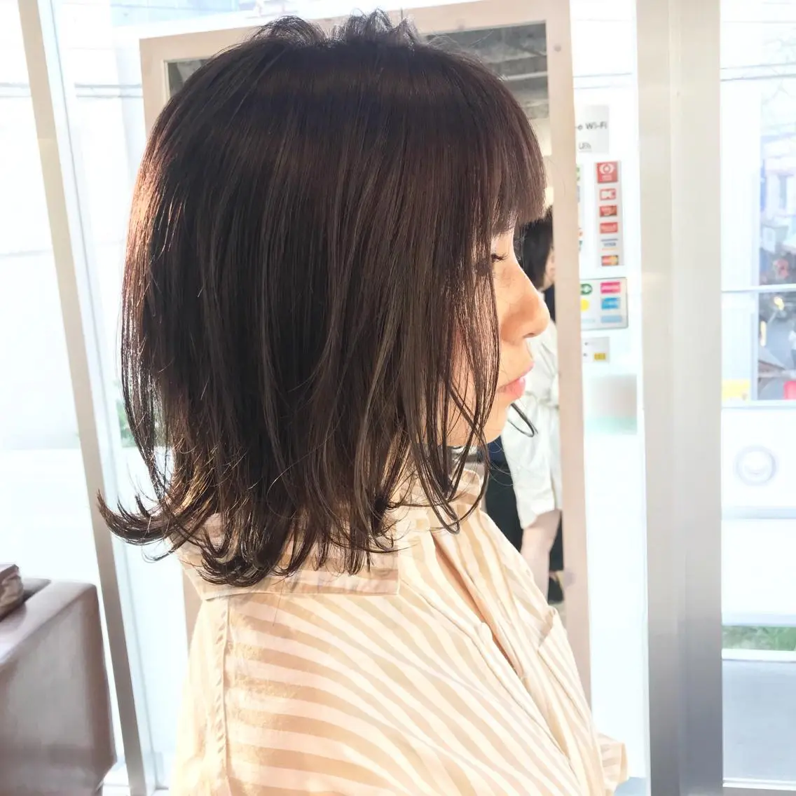 ミディアム カラー ショート✨美髪矯正✨ wasaiのヘアスタイル