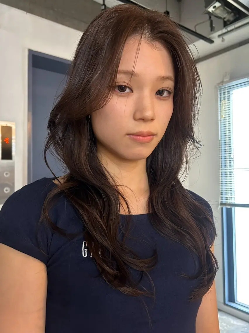 ロング カラー レイヤーカット カット ヘアカラー トリートメント アンニュイレイヤー/ 火ノ見🪡のヘアスタイル