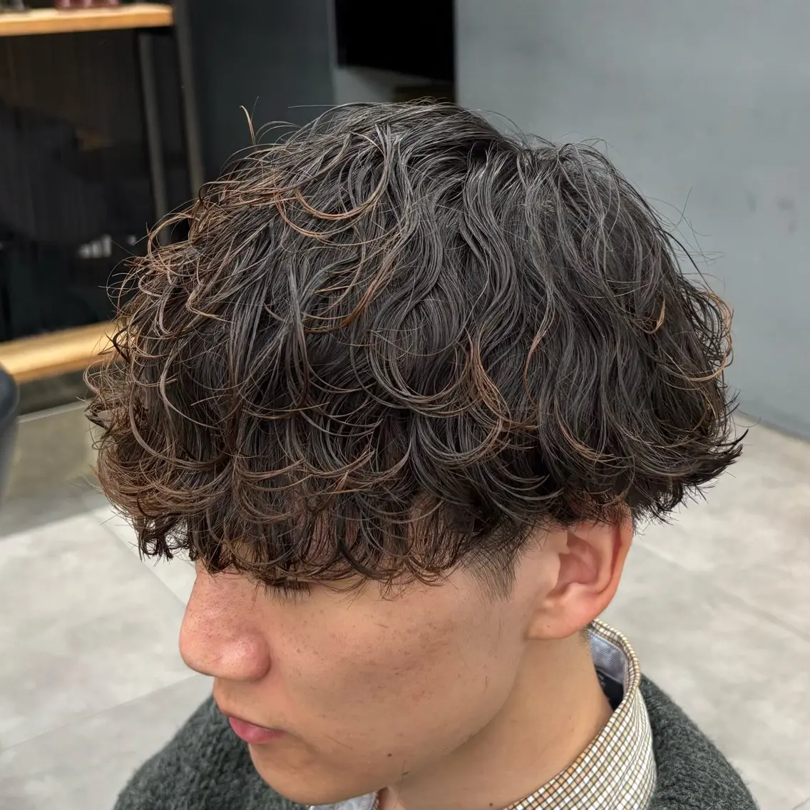 カット(スタイリスト)➕🔥波巻きパーマ🔥➕3stepトリートメント🙌の写真