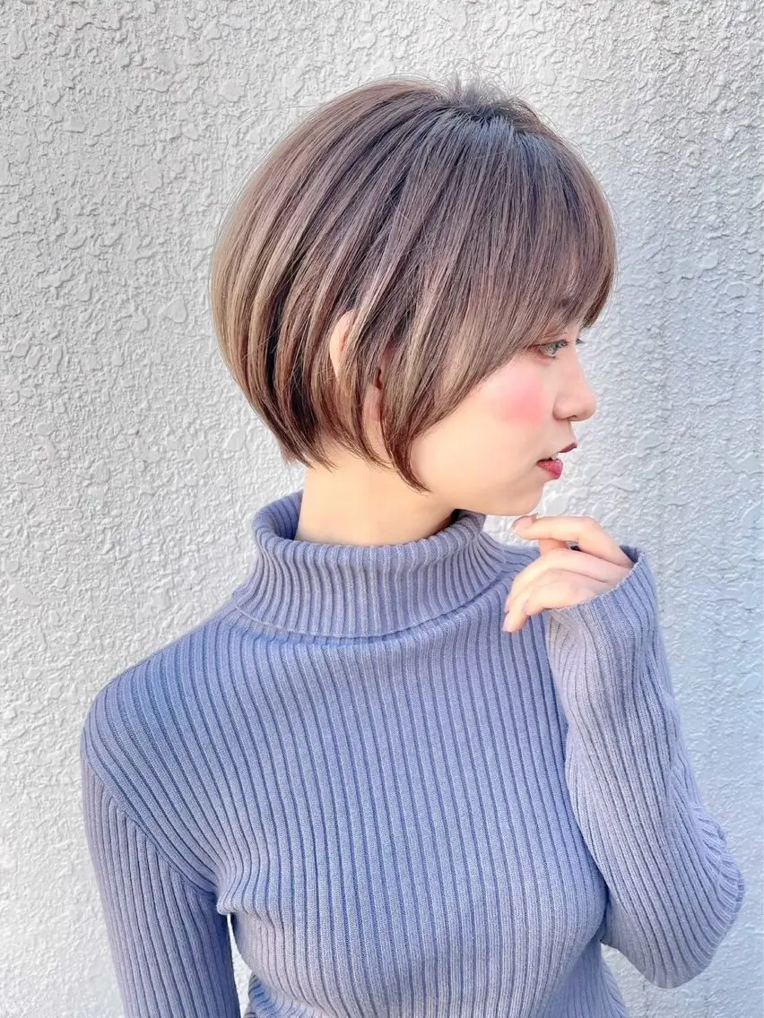 ショート ボブ/韓国ヘア 美髪矯正🦋村松優斗のヘアスタイル