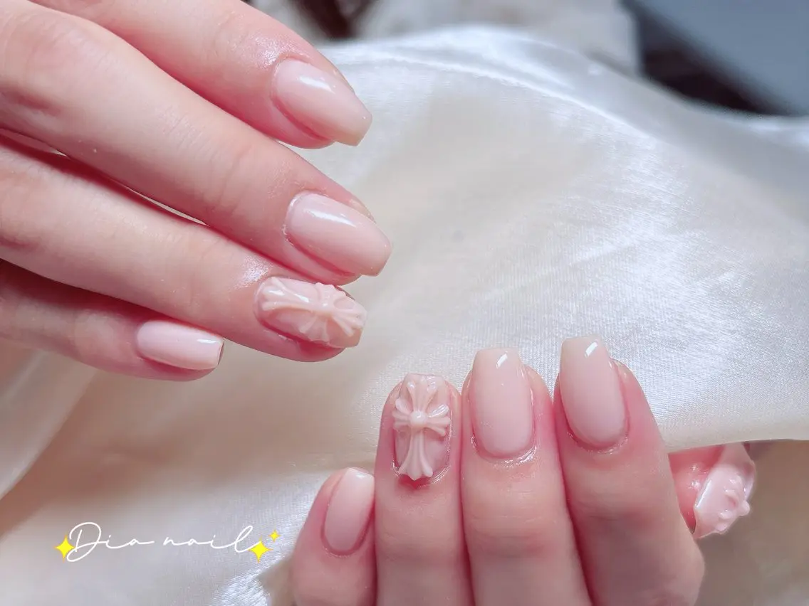 ネイル フットネイル 韓国ネイル レース マグネットネイル ニュアンスネイル ハンドネイル Dia nail サロンのネイルデザイン